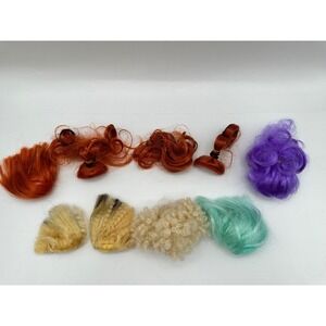 Kids Doll Hair Wig Lot Colorful Replacement‎ Assorted Styles